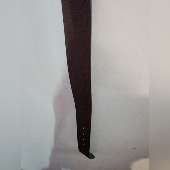 Dickies Men's Brown Leather Belt Size 32 - Picture 3 of 6